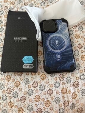 SUPCASE Unicorn Beetle Rugged Blue Protective Phone Case